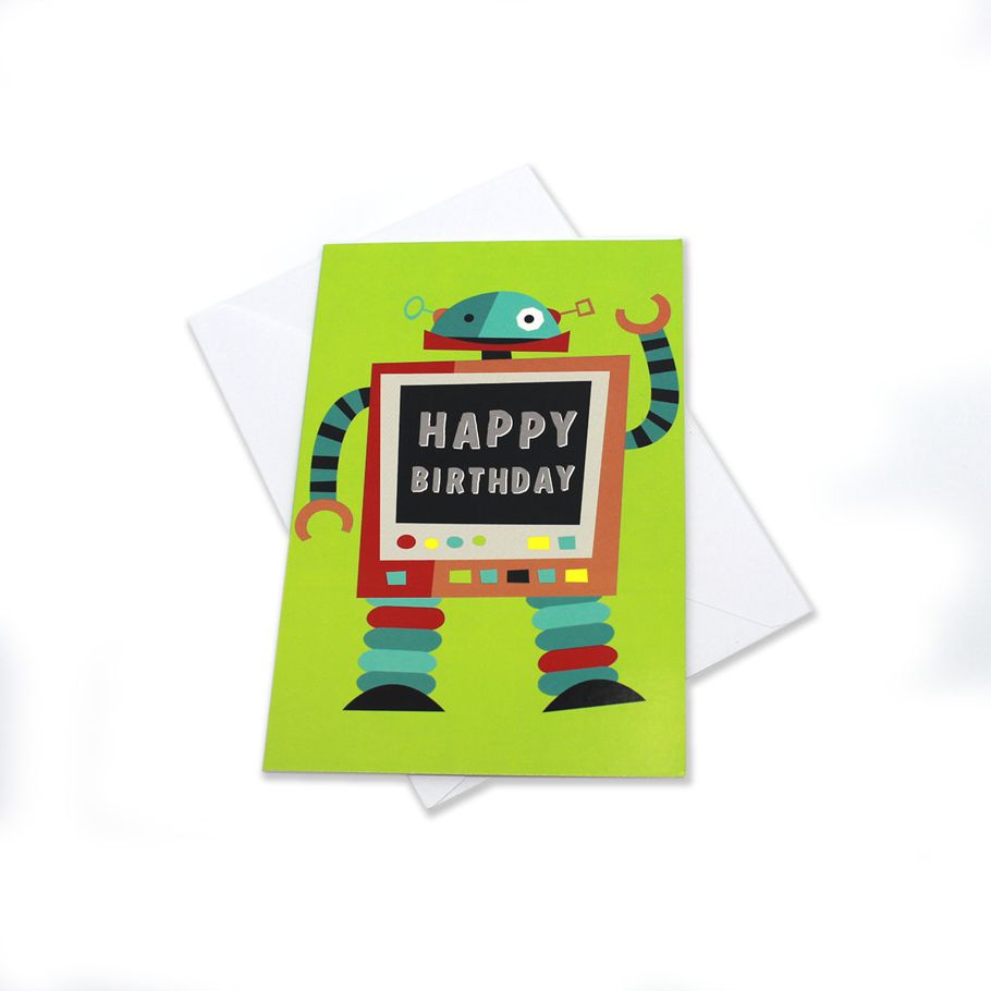 Hallmark Birthday Card - Robot