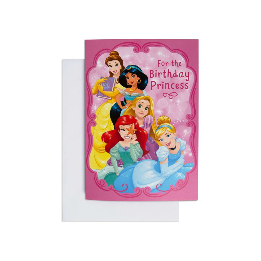 Hallmark Disney Interactive Birthday Card - Birthday Princesses