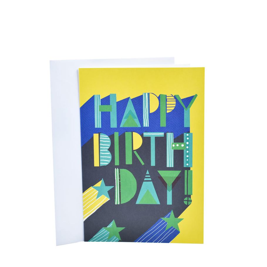 Hallmark Birthday Card - Geometric