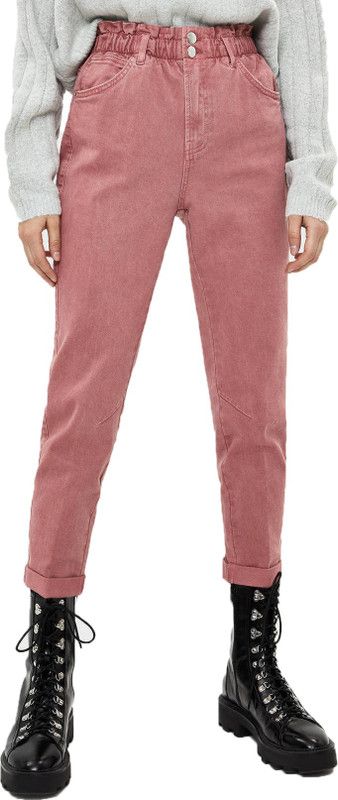 Women Regular High Rise Pink Jeans