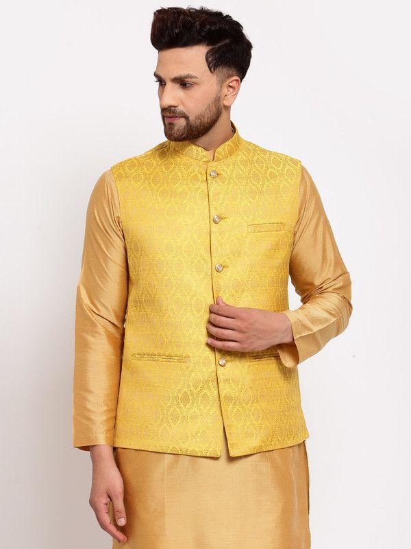Men Paisley Nehru Jacket