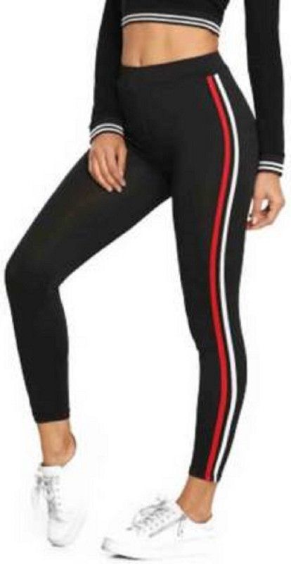 KUHN Black Jegging  (Striped)