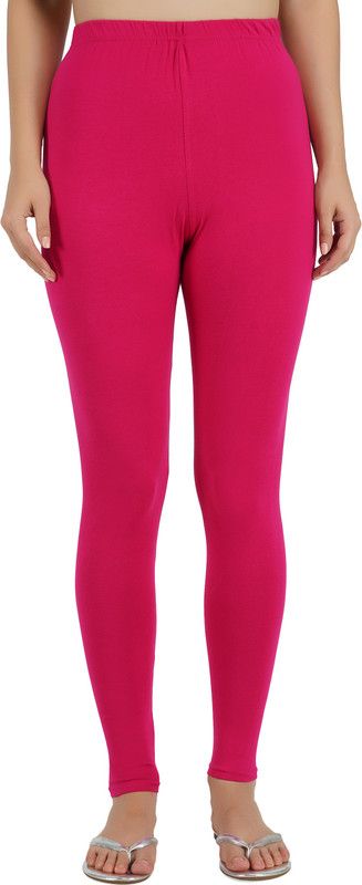 KWALITIFORM Ankle Length Ethnic Wear Legging  (Pink, Solid)