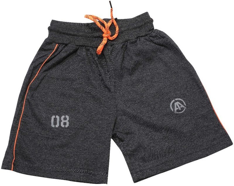 Short For Boys Casual Striped Hosiery  (Grey, Pack of 1)