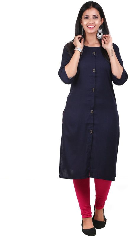 Women Cotton Blend Ethnic Jacket, Kurta and Churidar Set