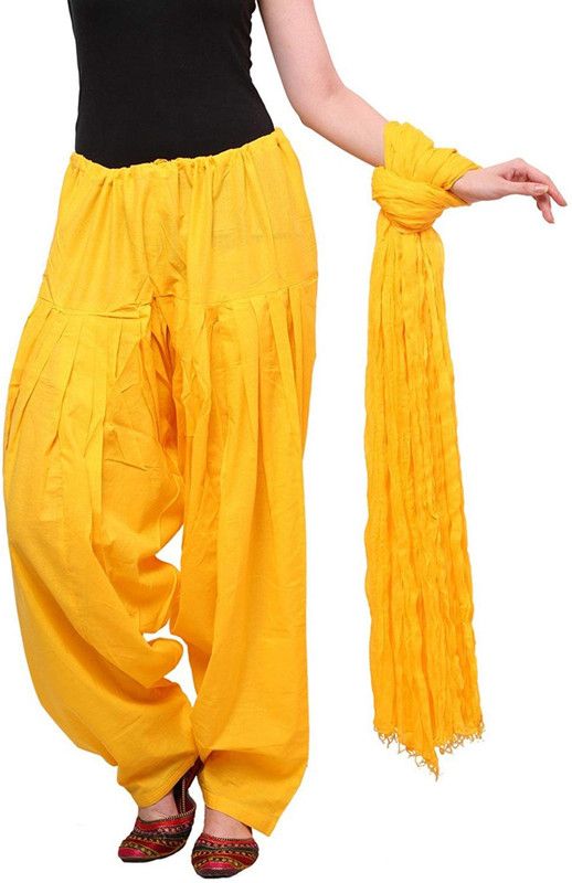 Women Pure Cotton Patiala and Dupatta Set