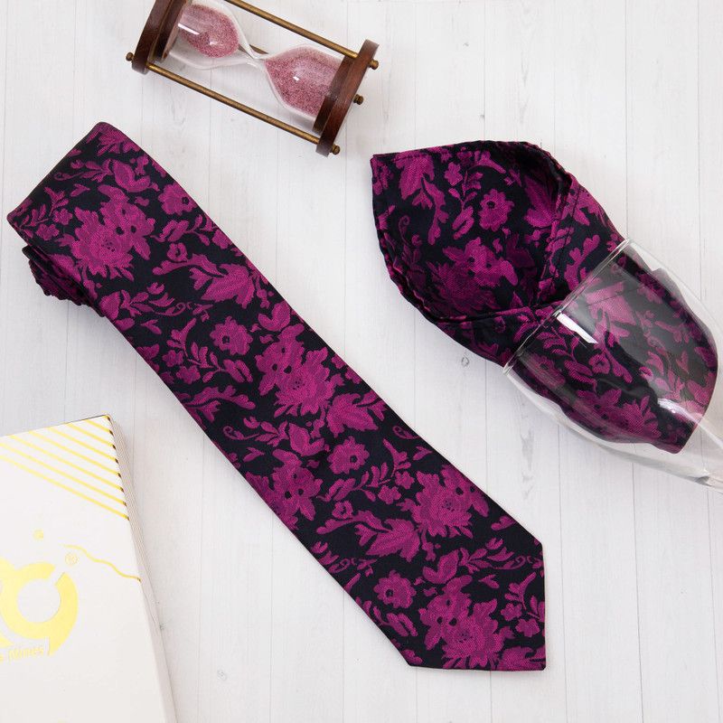 To The Nines Floral Print Tie  (Pack of 2)