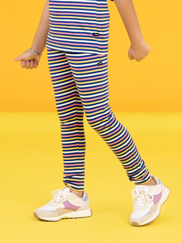 Legging For Girls  (Multicolor Pack of 1)