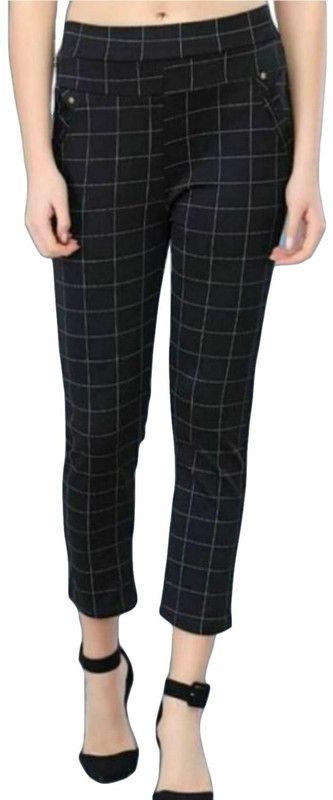 akumar Black Jegging  (Checkered)