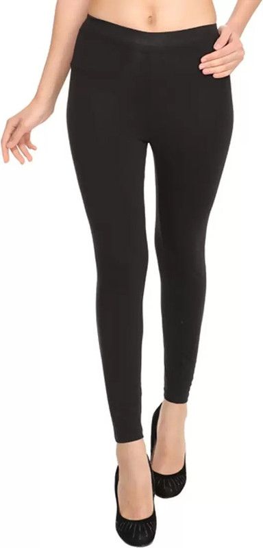 SP Weella Ankle Length Western Wear Legging  (Black, Solid)
