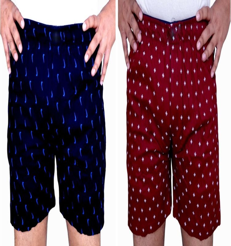 Pack of 2 Printed Men & Women Boxer