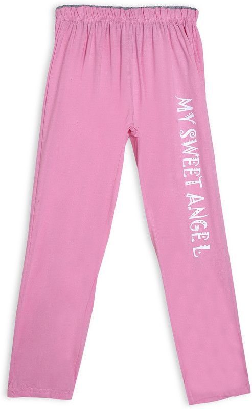 Boys & Girls Relaxed Pink Cotton Blend Trousers
