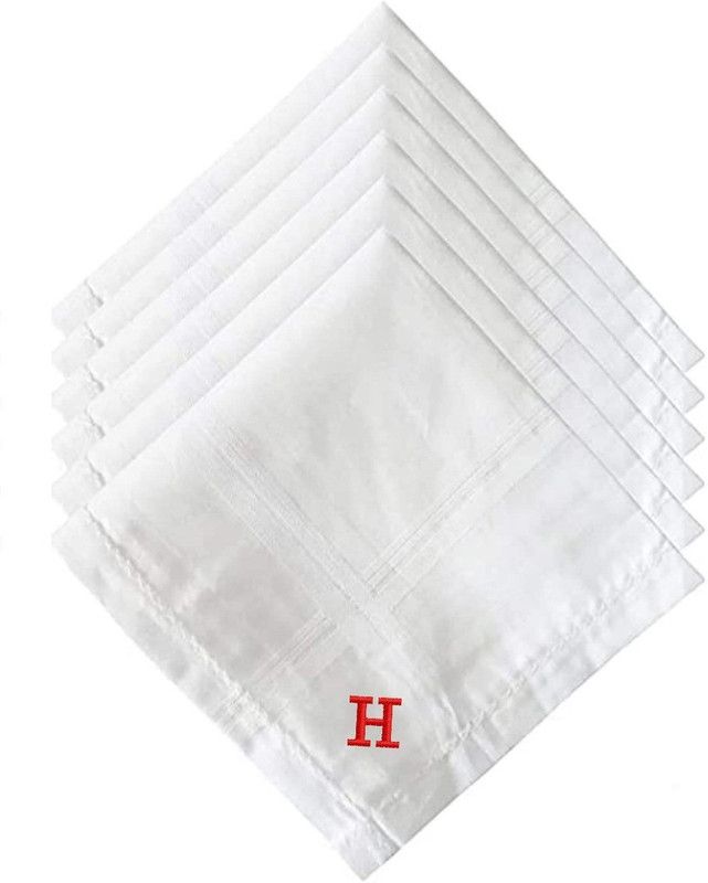 Mrunals Fashion Cotton Handkerchief initial 