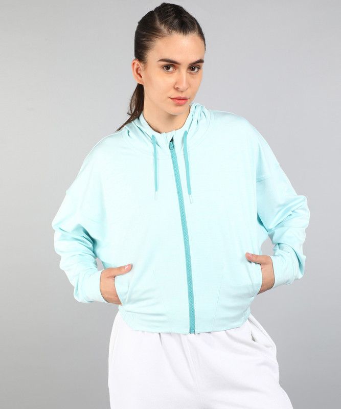 Train Cloudspun FZ Hoodie Women Solid Sports Jacket
