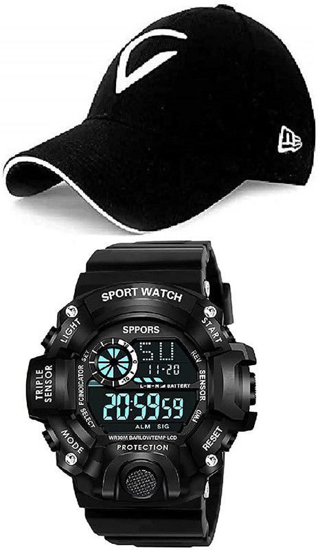 Embroidered Sports/Regular Cap  (Pack of 2)