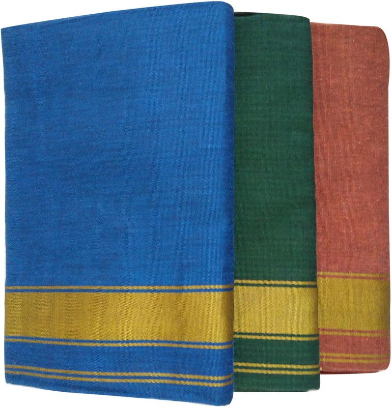 SUNDAR Solid Men Dhoti