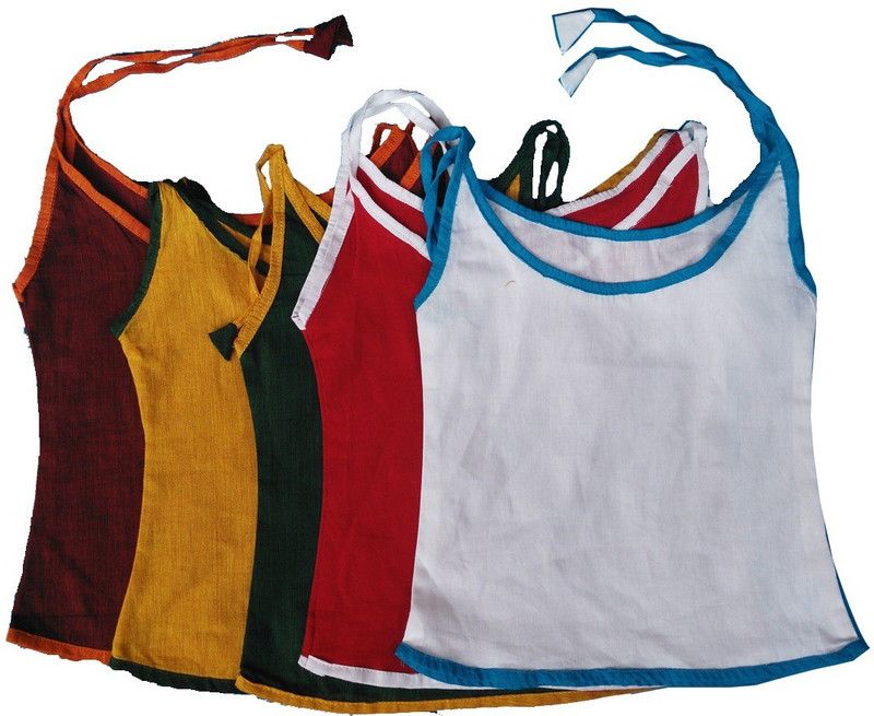 Vest For Baby Boys Cotton Blend  (Multicolor, Pack of 5)