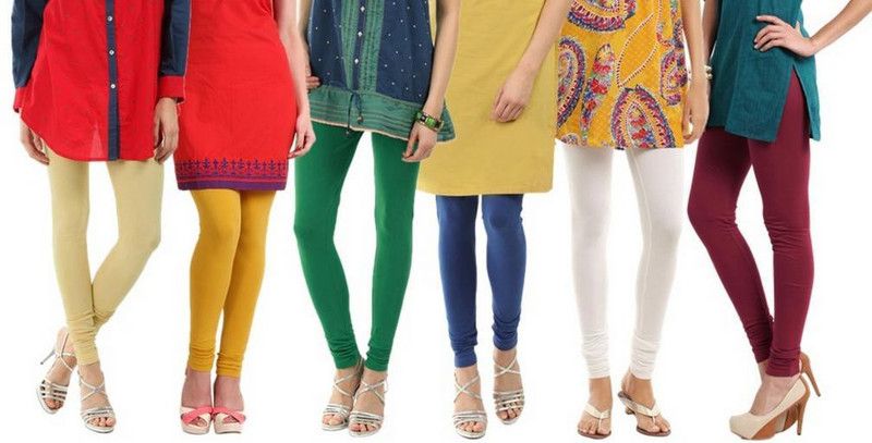 Rashi Churidar Ethnic Wear Legging  (Dark Green, White, Blue, Maroon, Beige, Yellow, Solid)