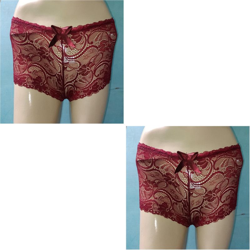 Pack of 2 Women Hipster Maroon Panty