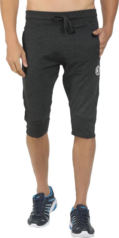 Printed Men Grey, Grey Casual Shorts