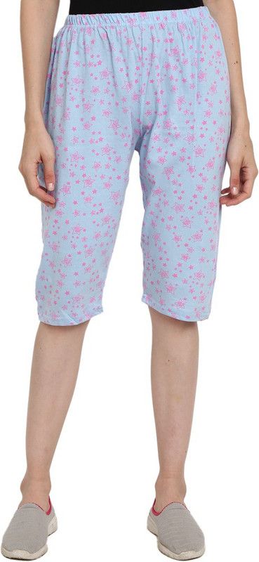 Women Capri Women Blue, Pink Capri