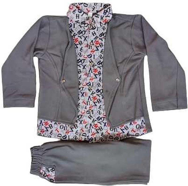 Baby Boys Casual Blazer Pant  (Grey)