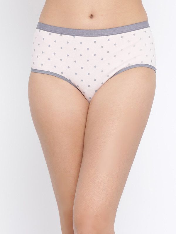 Women Hipster Pink, Grey Panty