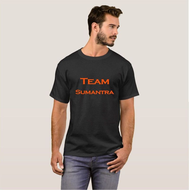Sumantra College Gang Cool Quotation Stylish Fashion V11 Men Printed Round Neck Cotton Blend Black T-Shirt