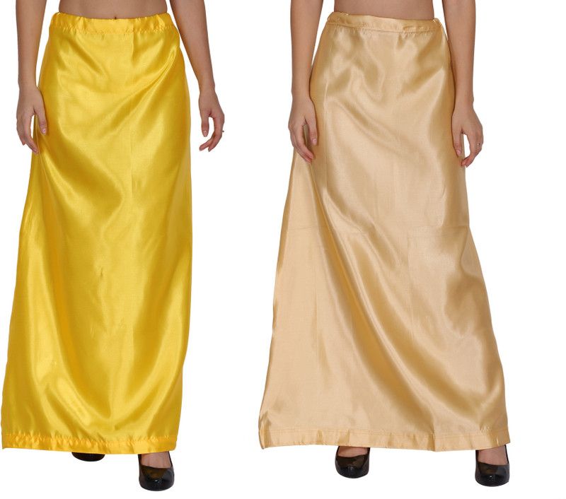 WO AI NI PT02-PT08-Lemon-Gold Satin Blend Petticoat  (Free)
