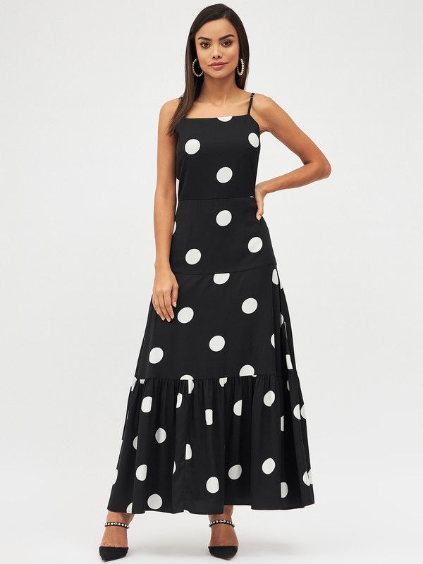 Women Maxi Black Dress