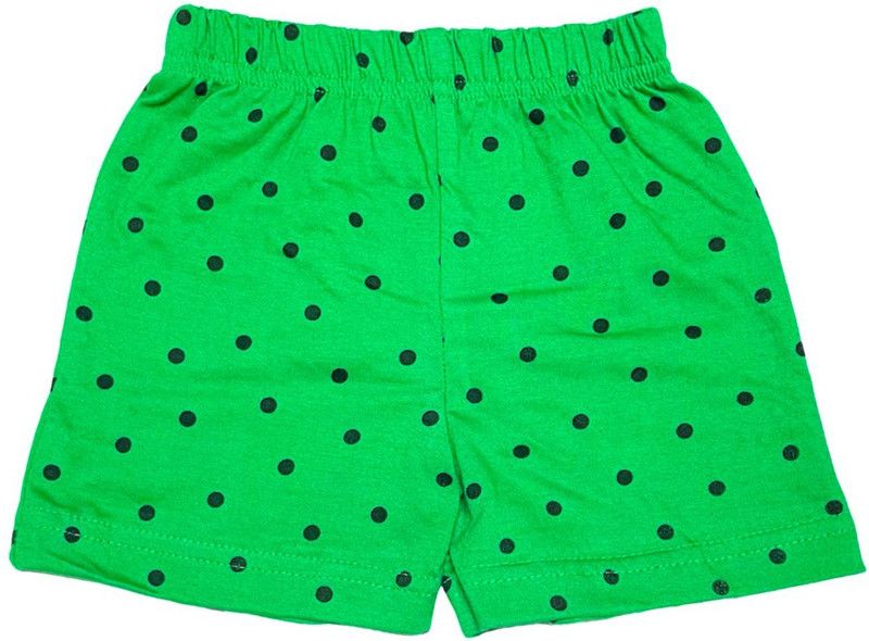 Short For Baby Boys & Baby Girls Casual Printed Cotton Blend  (Red, Pack of 1)