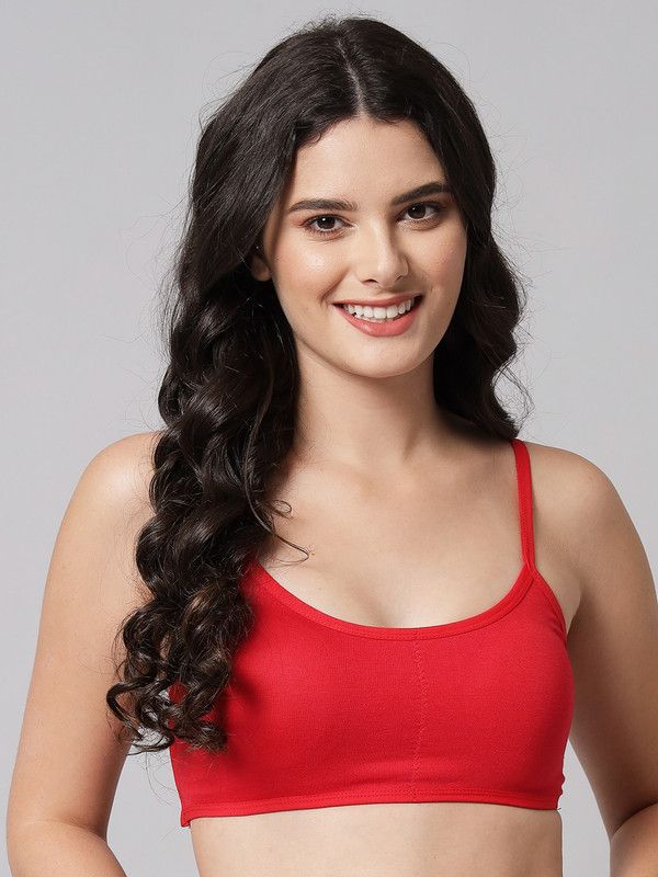 Pack of 3 Women Cage Bra Heavily Padded Bra  (Red)