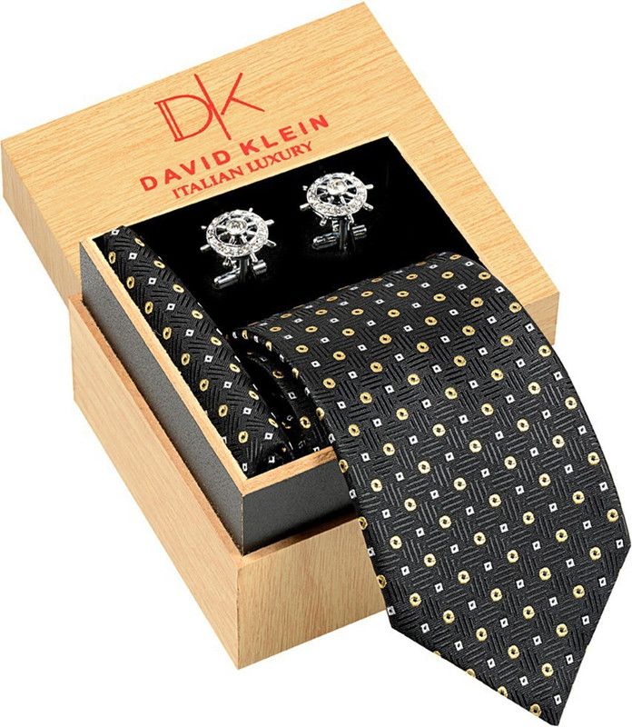 David Klein Printed Tie  (Pack of 3)
