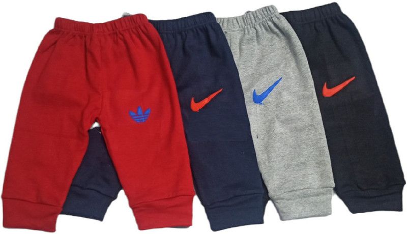 Track Pant For Baby Boys  (Multicolor, Pack of 4)