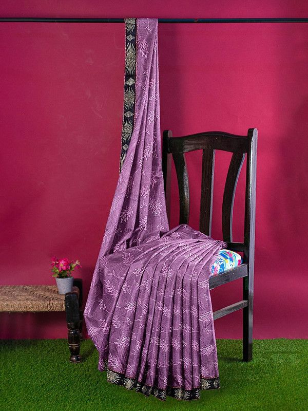 Fashion Lycra Blend Saree  (Pink)