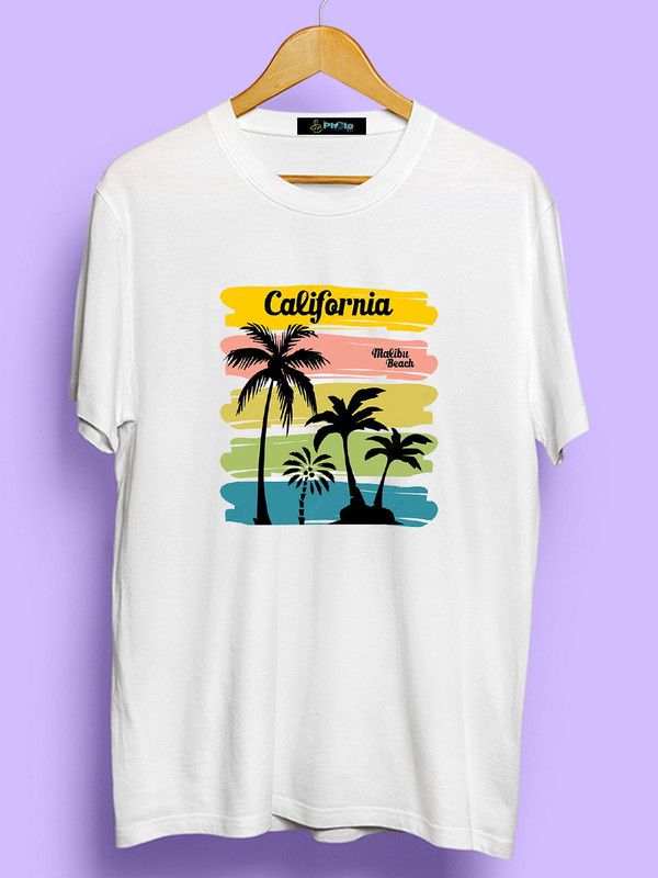 Shopezzz Bazaar Men's Stylish Summer Printed T-Shirt Men Graphic Print Round Neck Cotton Blend White T-Shirt