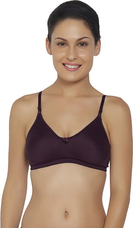 Women Full Coverage Bra  (Purple)