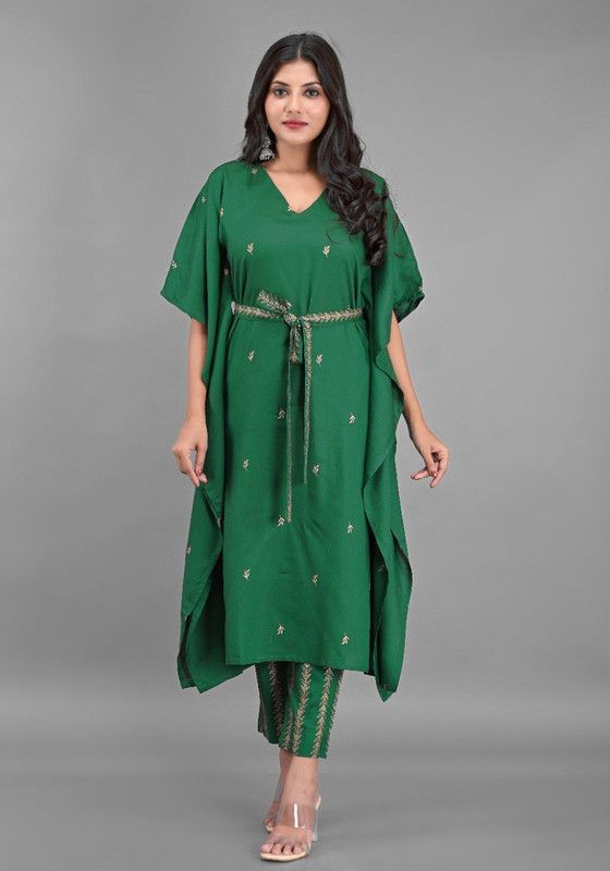 Women Modal Kaftan & Pant