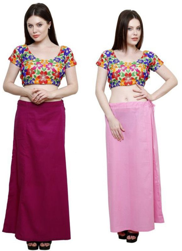 Dk Fab Women's Stylish Petticoats Combo (Pack of 2)_114 Pure Cotton Petticoat  (Free)
