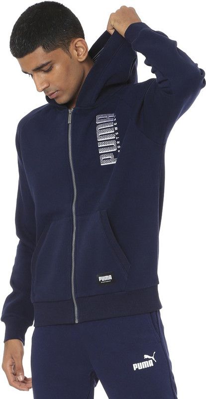 Athletics FZ Hoody FL Men Solid Sports Jacket