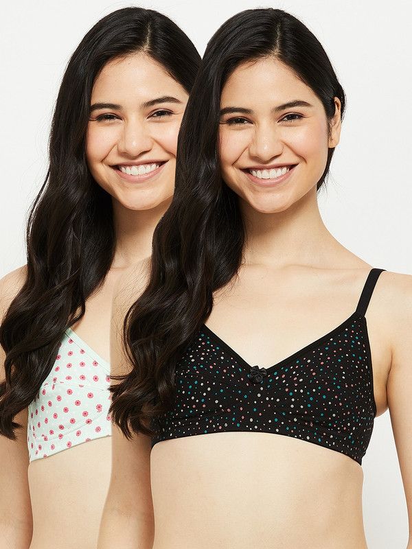Pack of 2 Women Everyday Non Padded Bra  (Purple)