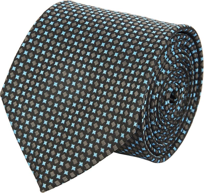 Paranoid Geometric Print Tie