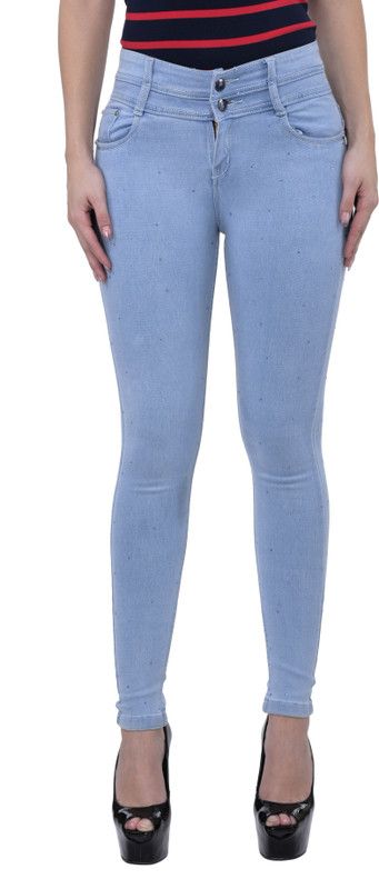 Women Slim Blue Jeans