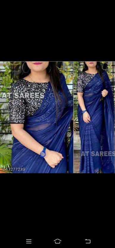 Self Design Assam Silk Art Silk Saree  (Dark Blue)