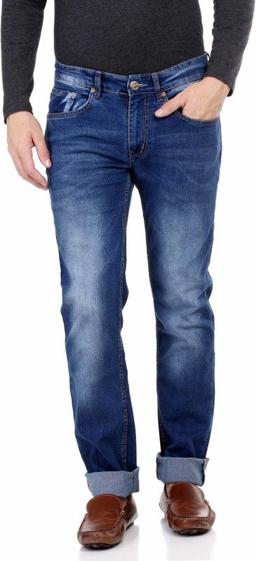 Men Slim Blue Jeans