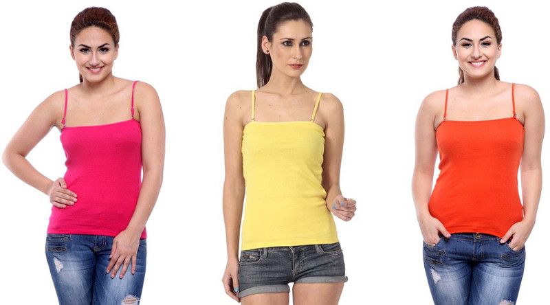 Women Pink, Orange, Yellow Camisole