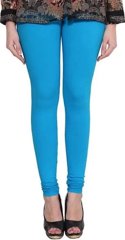 risheeraj Ethnic Wear Legging  (Light Blue, Solid)