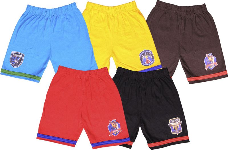 Short For Baby Boys & Baby Girls Casual Printed Hosiery  (Multicolor, Pack of 5)