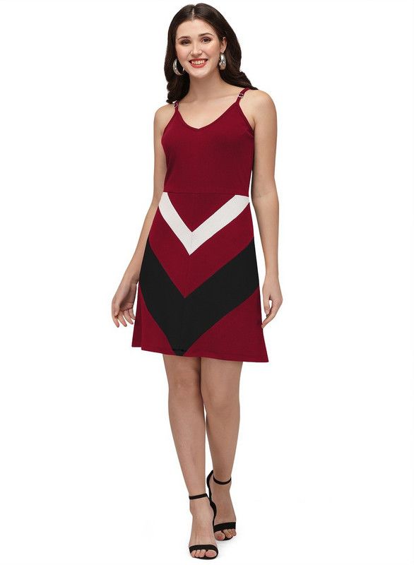 Casual Shoulder Straps Solid Women Maroon, Black Top