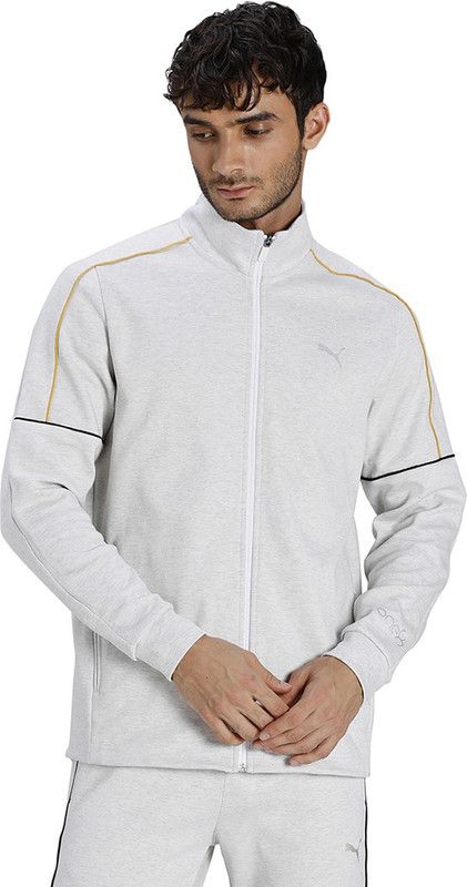 VK Full-Zip Men Printed Casual Jacket